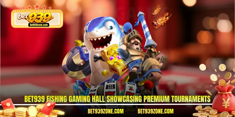 Bet939 Fishing gaming hall showcasing premium tournaments