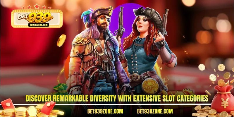 Discover remarkable diversity with extensive slot categories