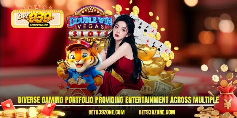 Diverse gaming portfolio providing entertainment across multiple